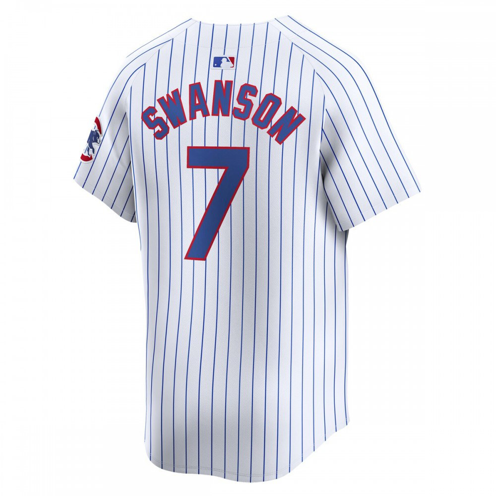 Dansby Swanson Chicago Cubs Youth Home Limited Player Jersey - White-Pro Kit Vault | Brand New 26/27 Sports Jerseys