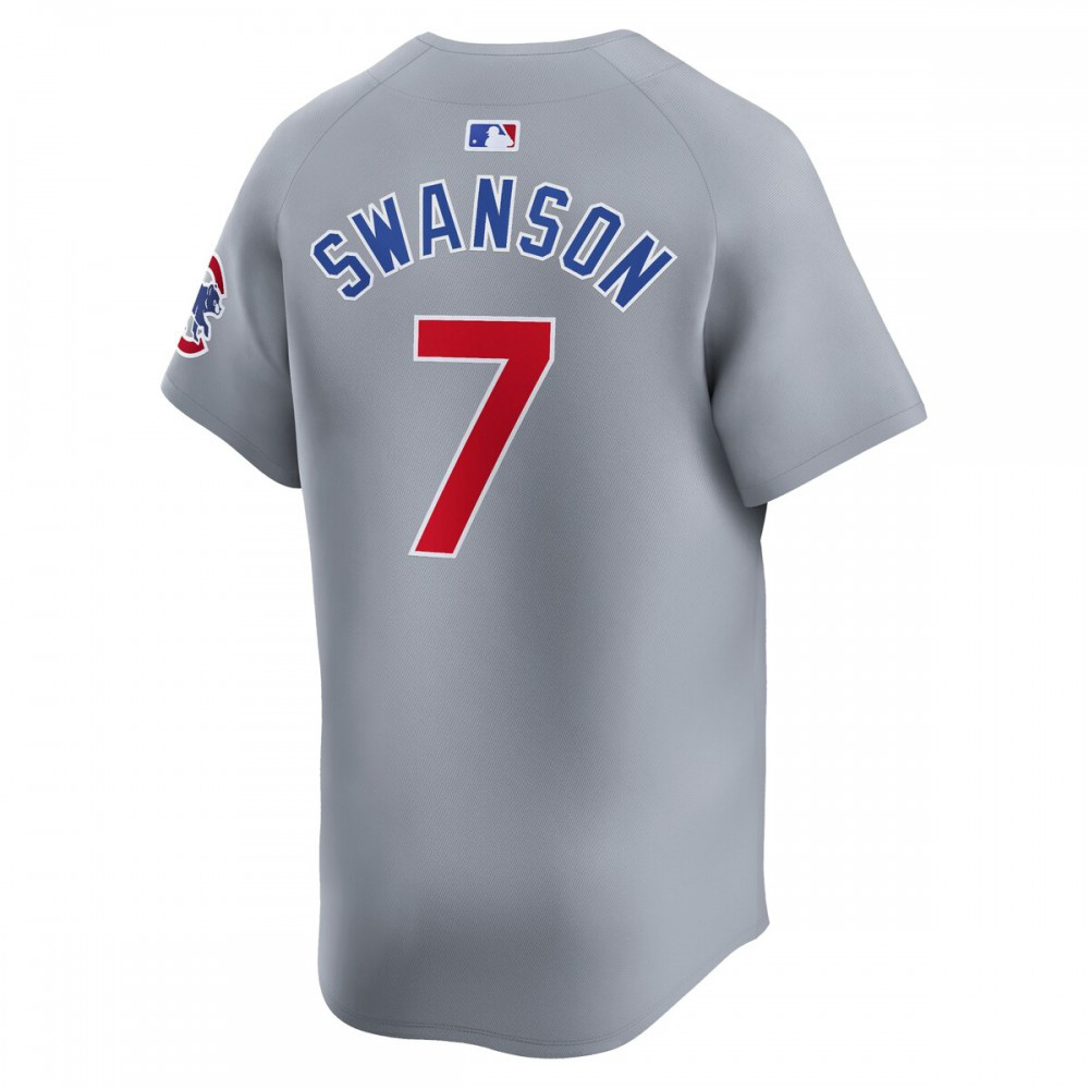 Dansby Swanson Chicago Cubs Road Limited Player Jersey聽鈥?Gray-Pro Kit Vault | Brand New 26/27 Sports Jerseys