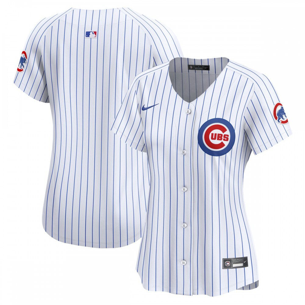 Chicago Cubs Women's Home Limited Jersey - White-Pro Kit Vault | Brand New 26/27 Sports Jerseys