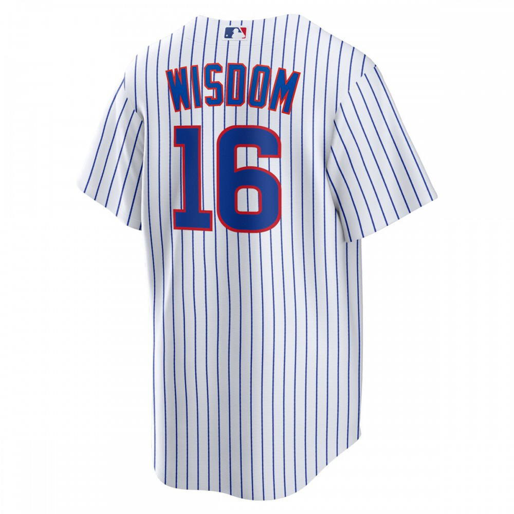 Patrick Wisdom Chicago Cubs Home Replica Jersey - White-Pro Kit Vault | Brand New 26/27 Sports Jerseys