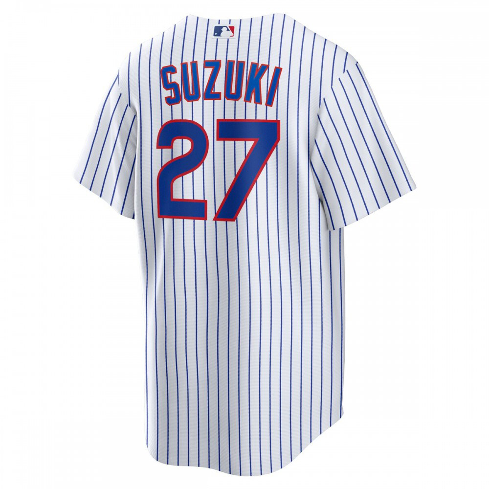 Seiya Suzuki Chicago Cubs Home Replica Jersey - White-Pro Kit Vault | Brand New 26/27 Sports Jerseys