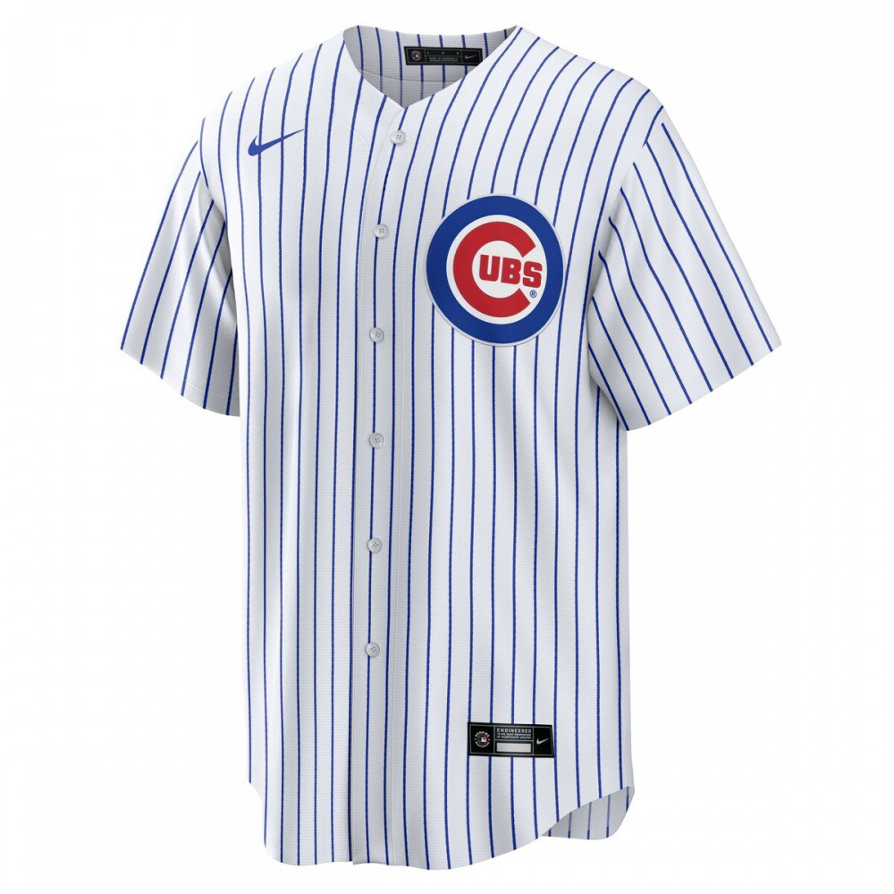 Dansby Swanson Chicago Cubs Home Replica Player Jersey - White/Royal-Pro Kit Vault | Brand New 26/27 Sports Jerseys