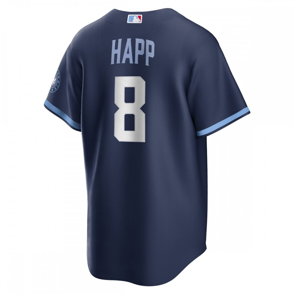 Ian Happ Chicago Cubs 2021 City Connect Replica Player Jersey - Navy-Pro Kit Vault | Brand New 26/27 Sports Jerseys