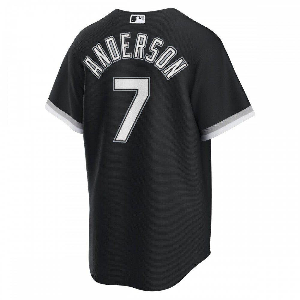 Tim Anderson Chicago White Sox Alternate Replica Player Jersey - Black-Pro Kit Vault | Brand New 26/27 Sports Jerseys