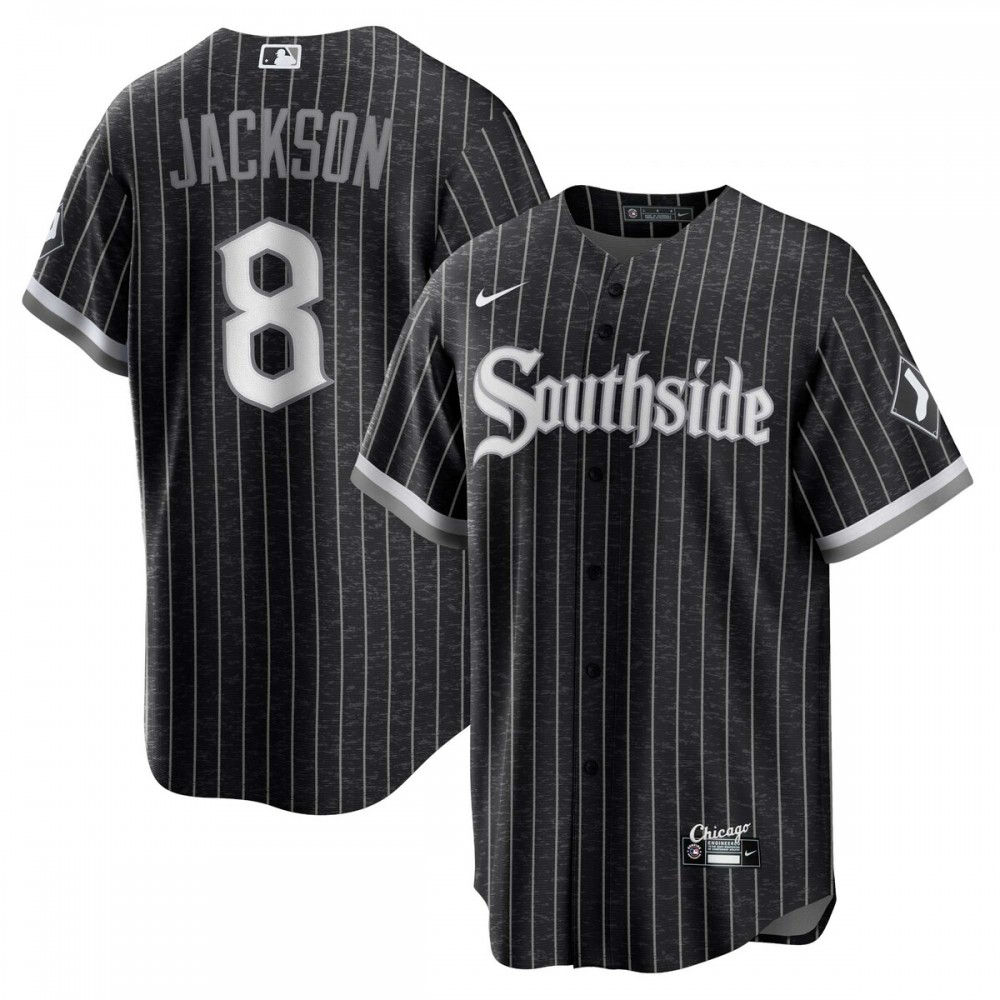 Bo Jackson Chicago White Sox City Connect Replica Player Jersey - Black-Pro Kit Vault | Brand New 26/27 Sports Jerseys
