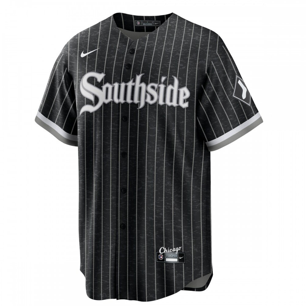 Luis Robert Chicago White Sox City Connect Replica Player Jersey - Black-Pro Kit Vault | Brand New 26/27 Sports Jerseys