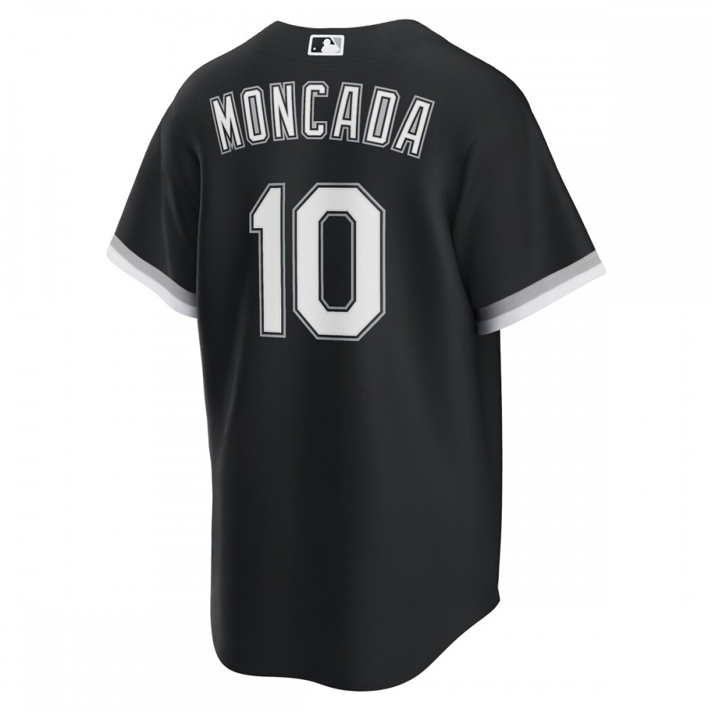 Yoan Moncada Chicago White Sox Alternate Replica Player Name Jersey - Black-Pro Kit Vault | Brand New 26/27 Sports Jerseys