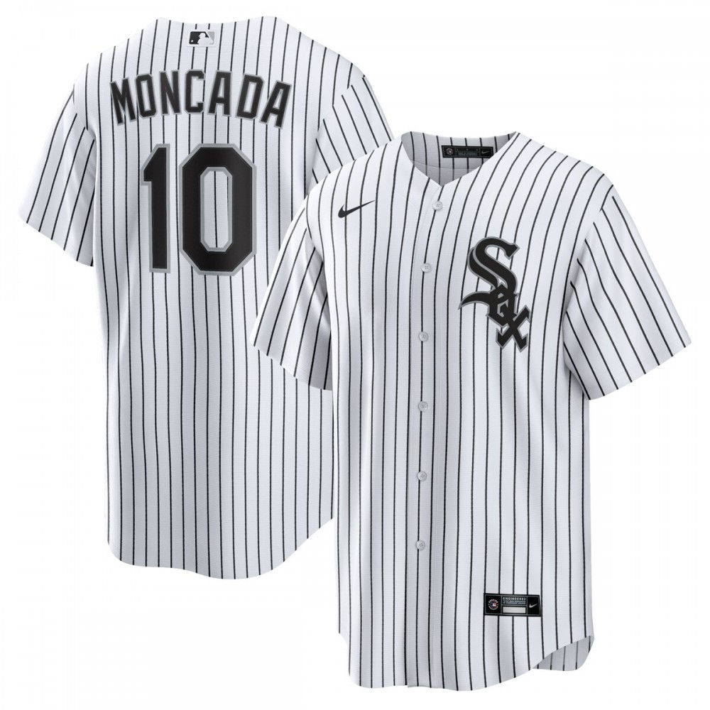 Yoan Moncada Chicago White Sox Home Replica Player Name Jersey - White-Pro Kit Vault | Brand New 26/27 Sports Jerseys