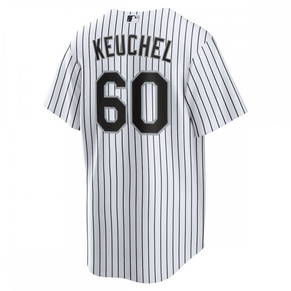Dallas Keuchel Chicago White Sox Home Replica Player Jersey - White/Black-Pro Kit Vault | Brand New 26/27 Sports Jerseys
