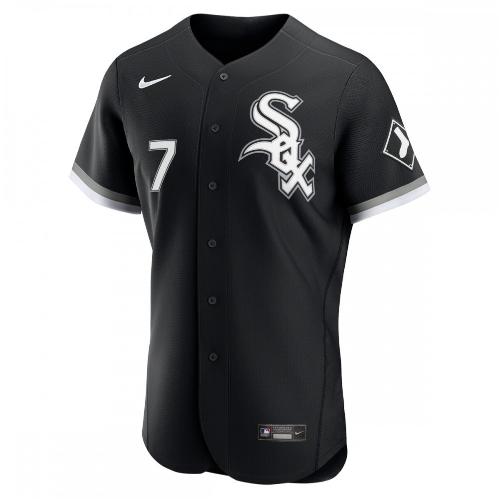 Tim Anderson Chicago White Sox Alternate Authentic Player Jersey - Black-Pro Kit Vault | Brand New 26/27 Sports Jerseys