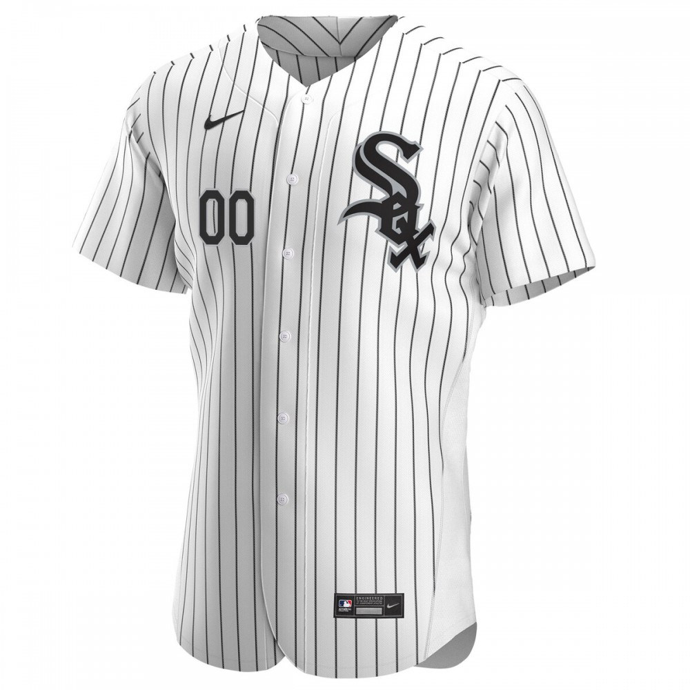 Chicago White Sox Home Custom Pick-A-Player Retired Roster Authentic Jersey - White-Pro Kit Vault | Brand New 26/27 Sports Jerseys