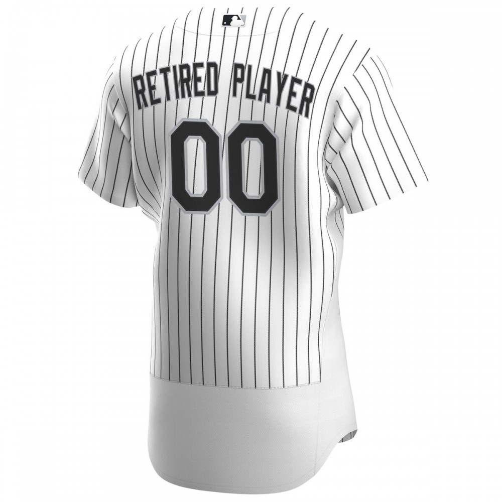 Chicago White Sox Home Custom Pick-A-Player Retired Roster Authentic Jersey - White-Pro Kit Vault | Brand New 26/27 Sports Jerseys