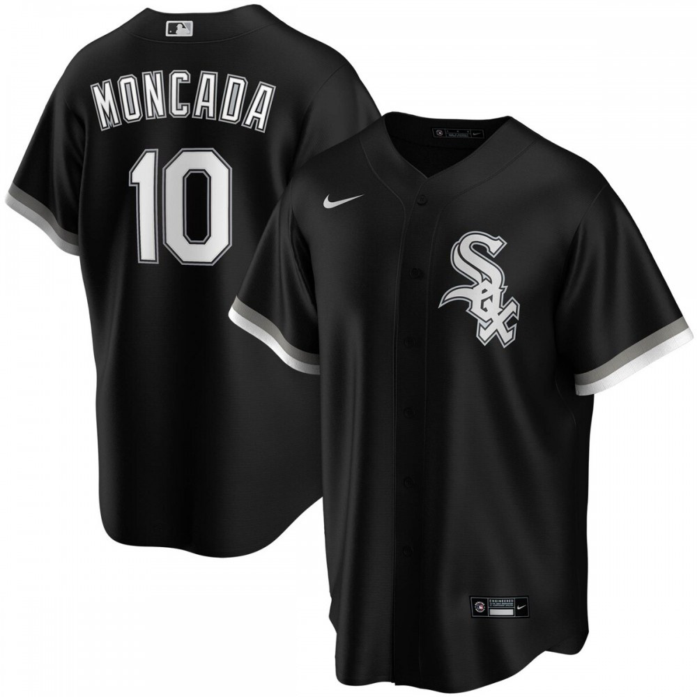 Yoan Moncada Chicago White Sox Youth Alternate Replica Player Jersey - Black-Pro Kit Vault | Brand New 26/27 Sports Jerseys