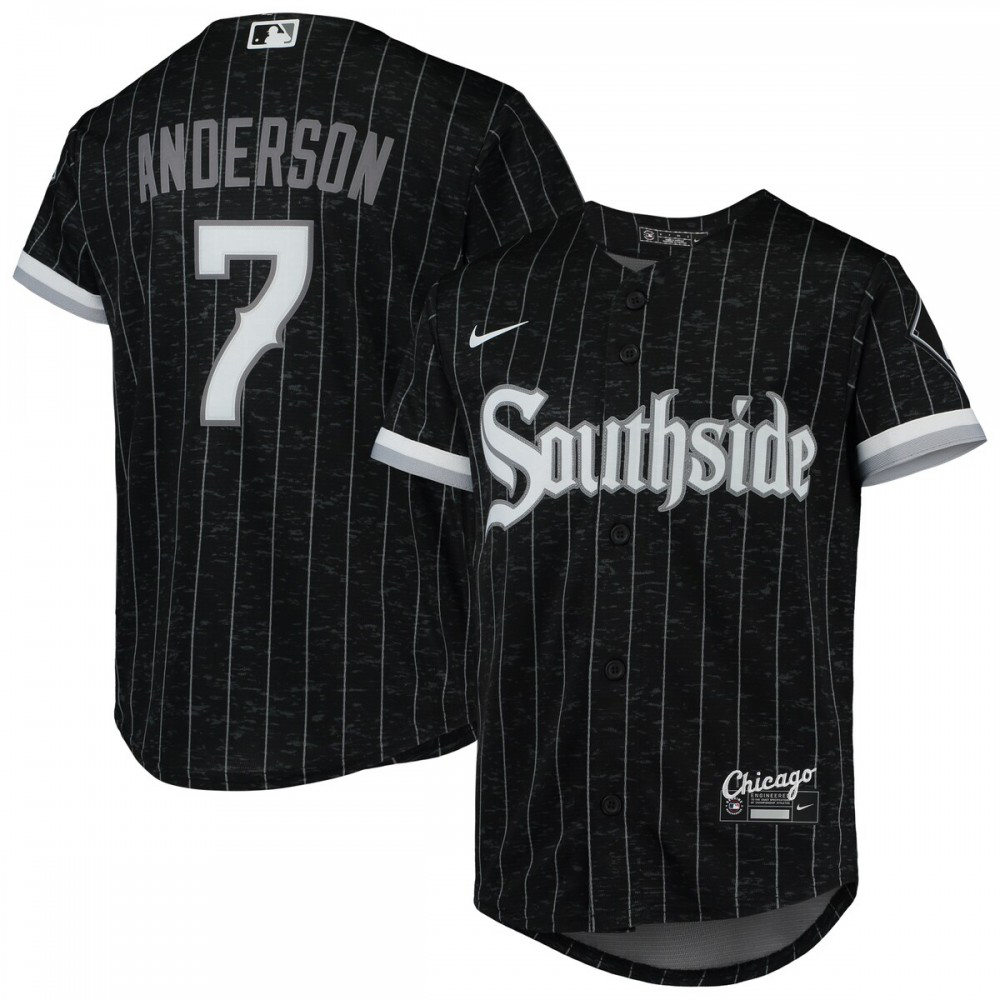 Tim Anderson Chicago White Sox Youth City Connect Replica Player Jersey - Black-Pro Kit Vault | Brand New 26/27 Sports Jerseys