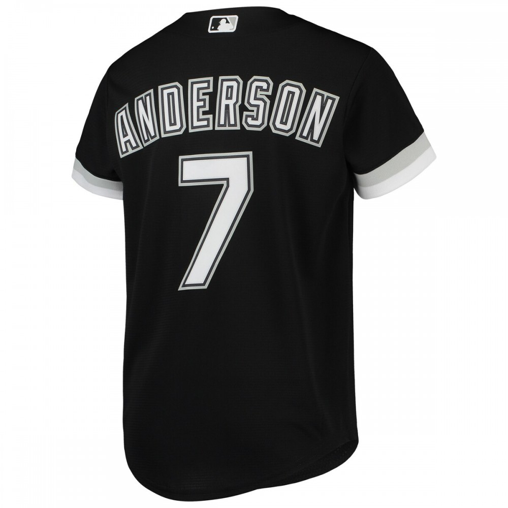 Tim Anderson Chicago White Sox Youth Alternate Replica Player Jersey - Black-Pro Kit Vault | Brand New 26/27 Sports Jerseys