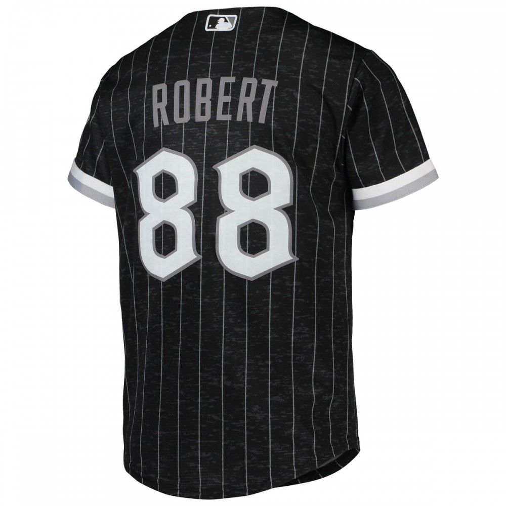 Luis Robert Chicago White Sox Youth City Connect Replica Player Jersey - Black/Anthracite-Pro Kit Vault | Brand New 26/27 Sports Jerseys