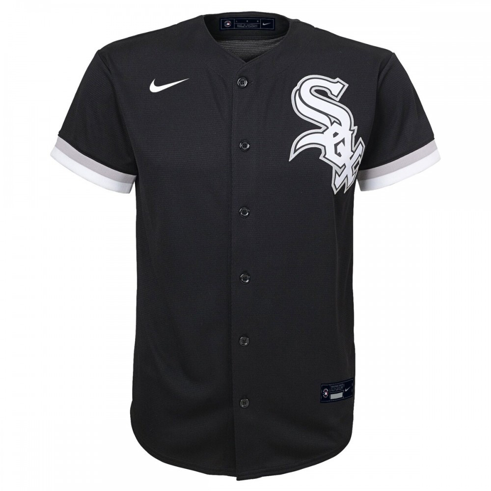Luis Robert Chicago White Sox Youth Alternate Replica Player Jersey - Black-Pro Kit Vault | Brand New 26/27 Sports Jerseys