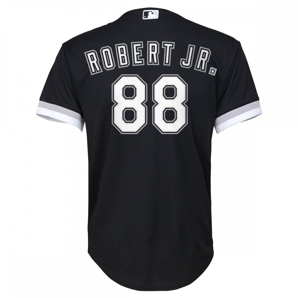Luis Robert Chicago White Sox Youth Alternate Replica Player Jersey - Black-Pro Kit Vault | Brand New 26/27 Sports Jerseys