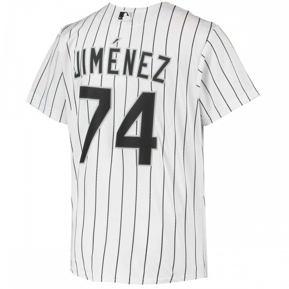 Eloy Jimenez Chicago White Sox Youth Alternate Replica Player Jersey - White-Pro Kit Vault | Brand New 26/27 Sports Jerseys