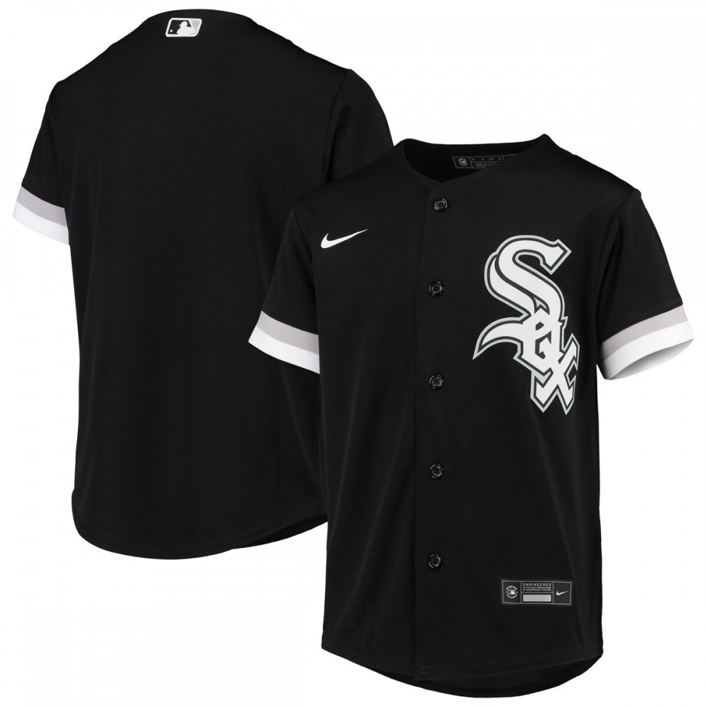 Chicago White Sox Youth Alternate Replica Team Jersey - Black-Pro Kit Vault | Brand New 26/27 Sports Jerseys