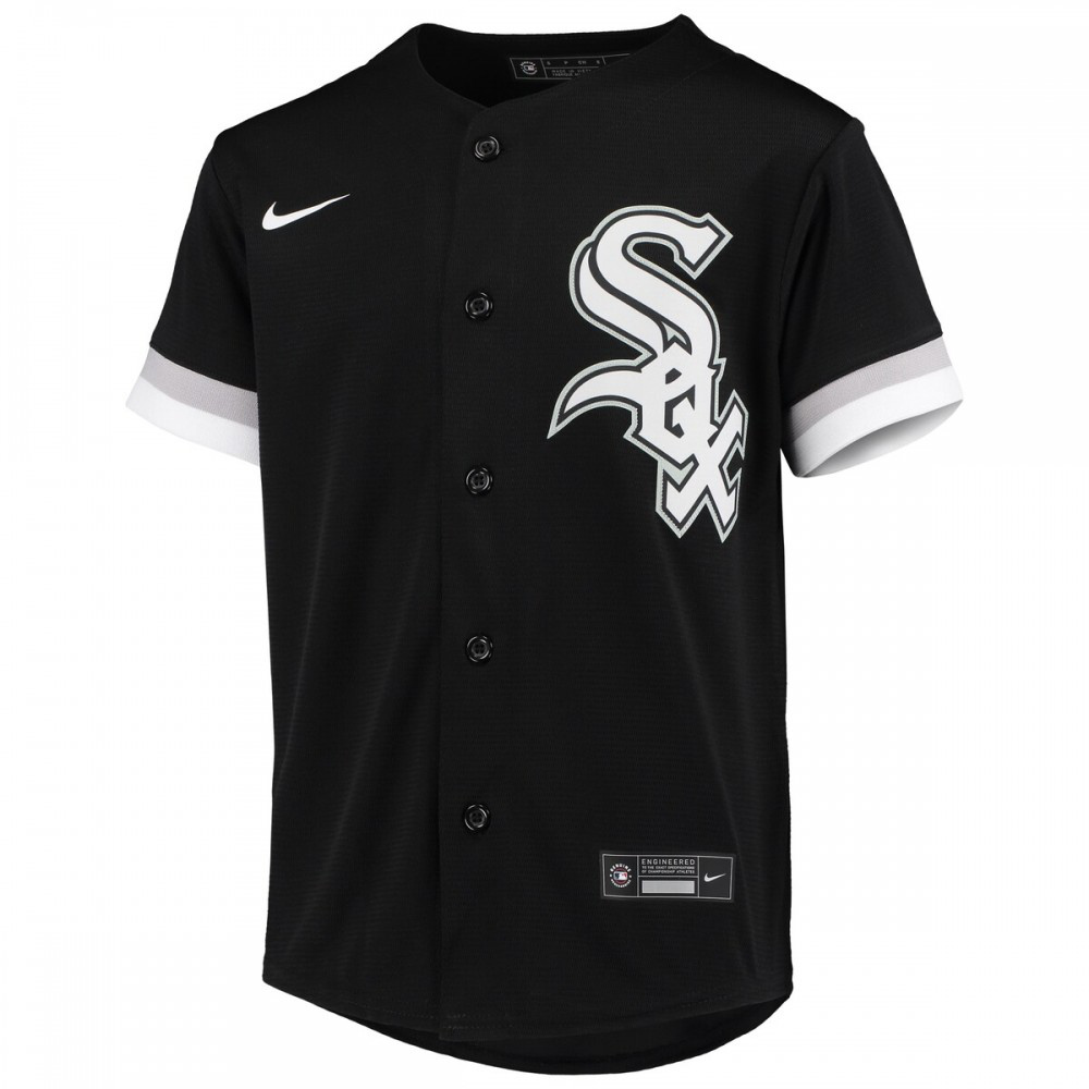 Chicago White Sox Youth Alternate Replica Team Jersey - Black-Pro Kit Vault | Brand New 26/27 Sports Jerseys