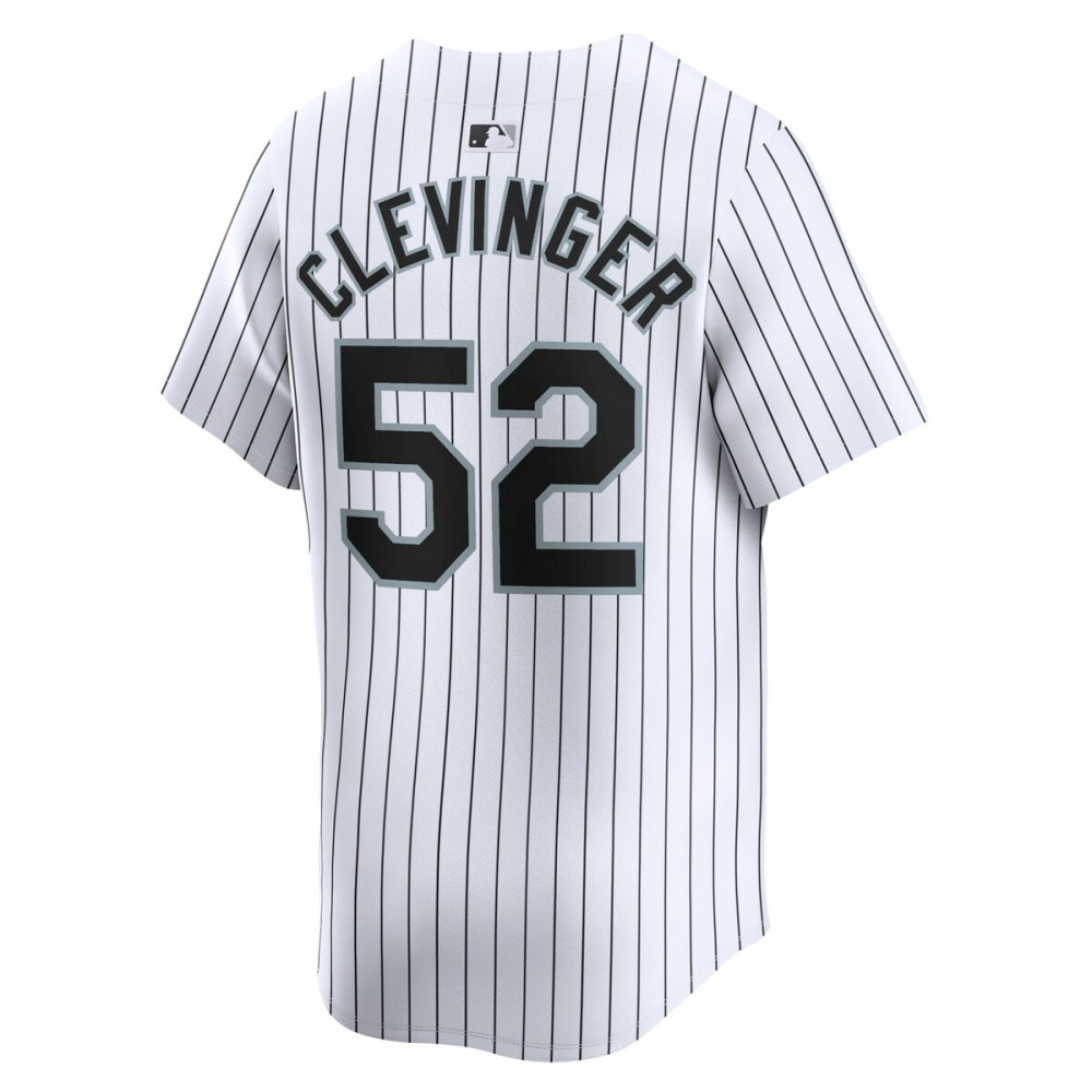 Mike Clevinger Chicago White Sox Home Limited Player Jersey - White-Pro Kit Vault | Brand New 26/27 Sports Jerseys