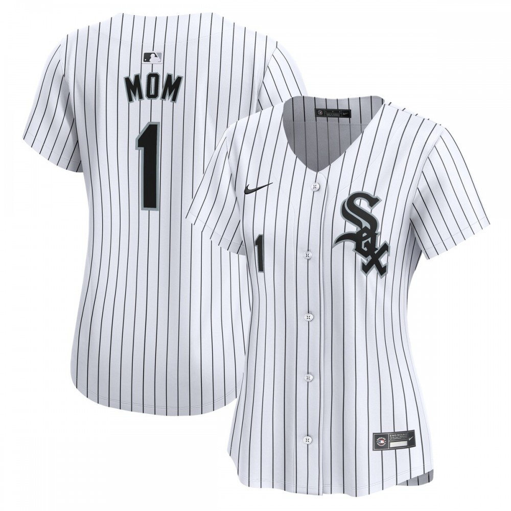 Chicago White Sox Women's #1 Mom Home Limited Jersey - White-Pro Kit Vault | Brand New 26/27 Sports Jerseys