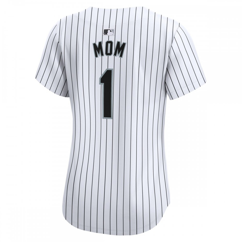 Chicago White Sox Women's #1 Mom Home Limited Jersey - White-Pro Kit Vault | Brand New 26/27 Sports Jerseys