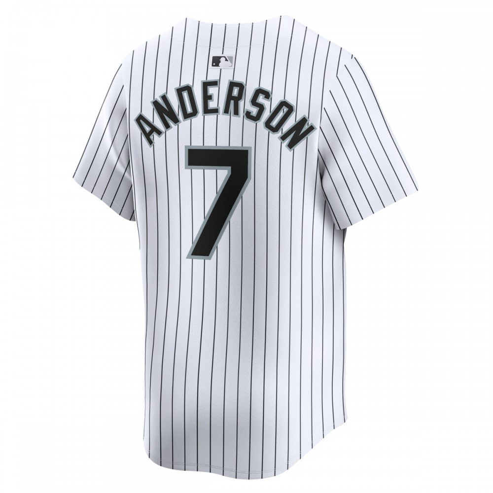 Tim Anderson Chicago White Sox Home Limited Player Jersey - White-Pro Kit Vault | Brand New 26/27 Sports Jerseys
