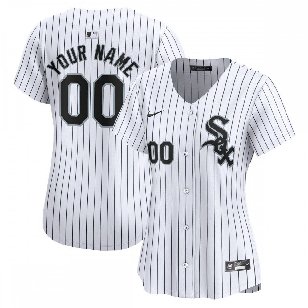 Chicago White Sox Women's Home Limited Custom Jersey - White-Pro Kit Vault | Brand New 26/27 Sports Jerseys
