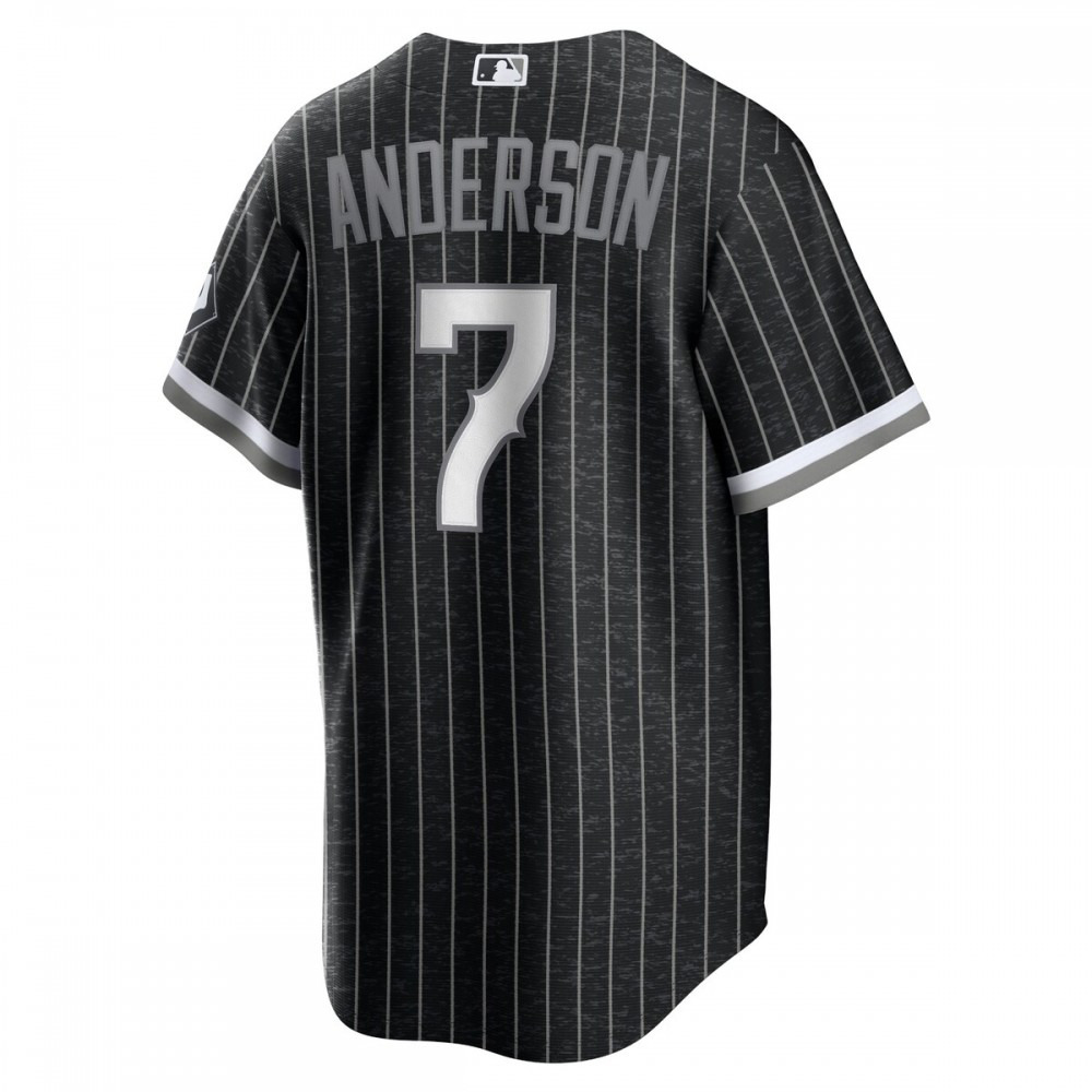 Tim Anderson Chicago White Sox City Connect Replica Player Jersey - Black-Pro Kit Vault | Brand New 26/27 Sports Jerseys