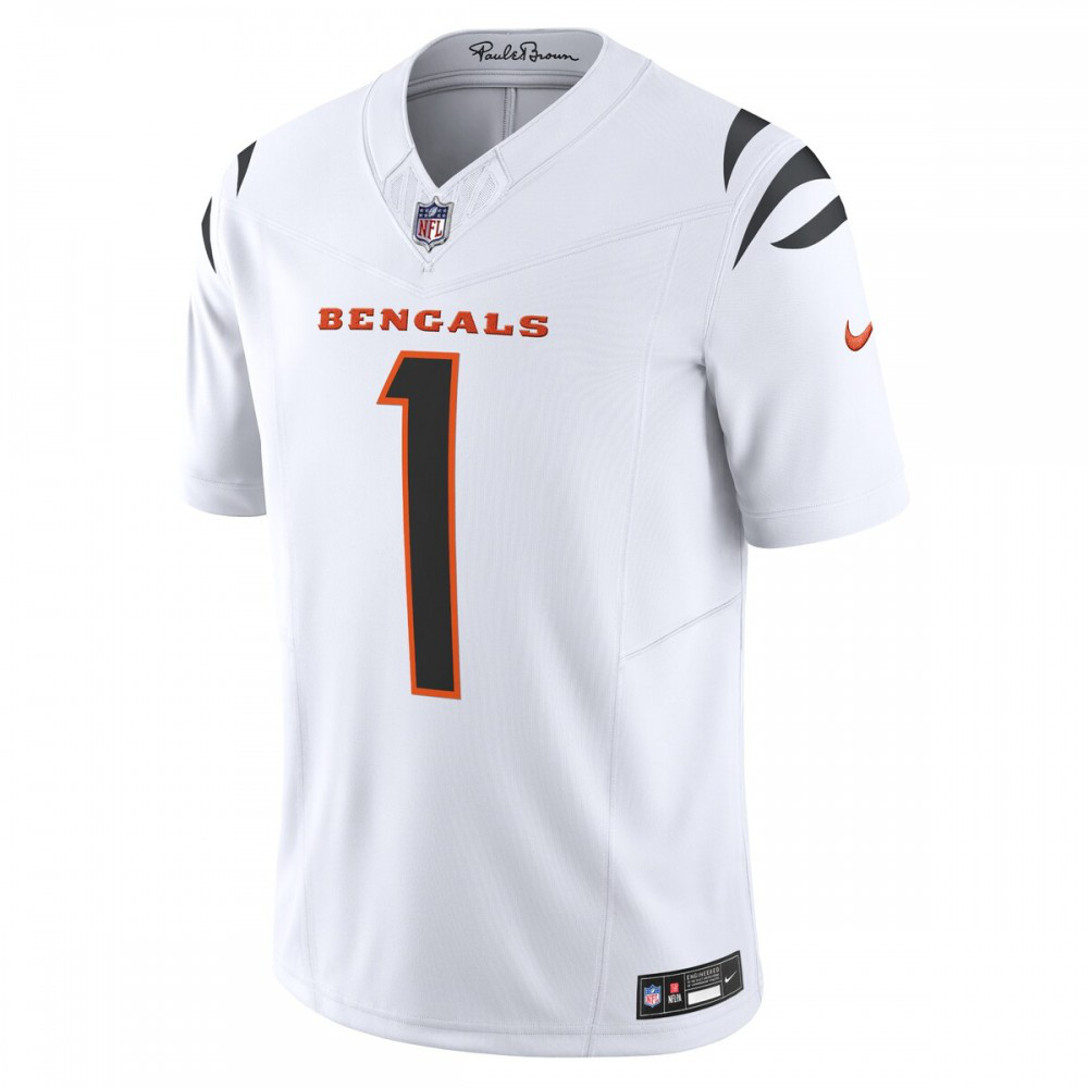 Ja'Marr Chase Cincinnati Bengals Vapor F.U.S.E. Limited Jersey - White-Pro Kit Vault | Brand New 26/27 Sports Jerseys