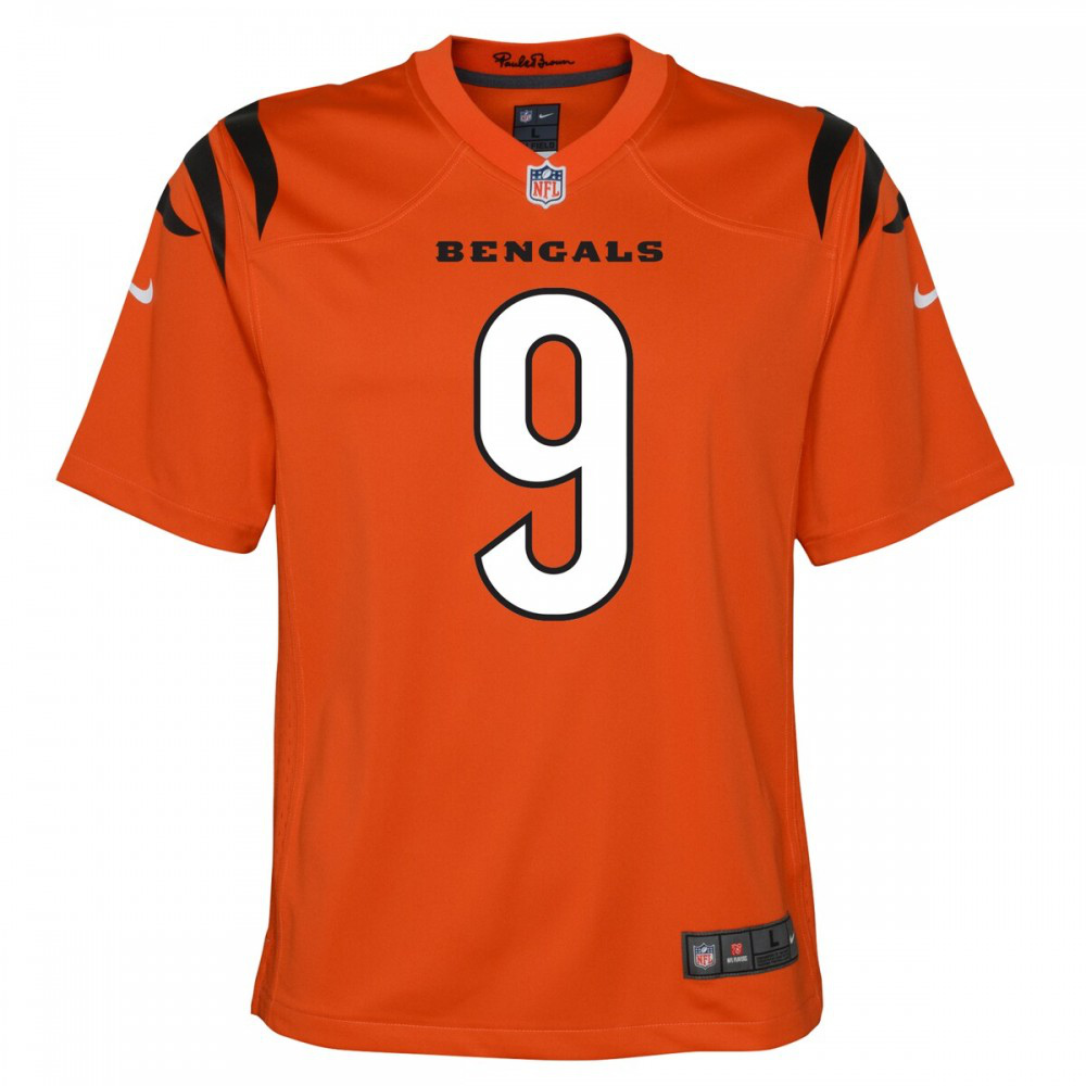 Joe Burrow Cincinnati Bengals Youth Game Jersey - Orange-Pro Kit Vault | Brand New 26/27 Sports Jerseys