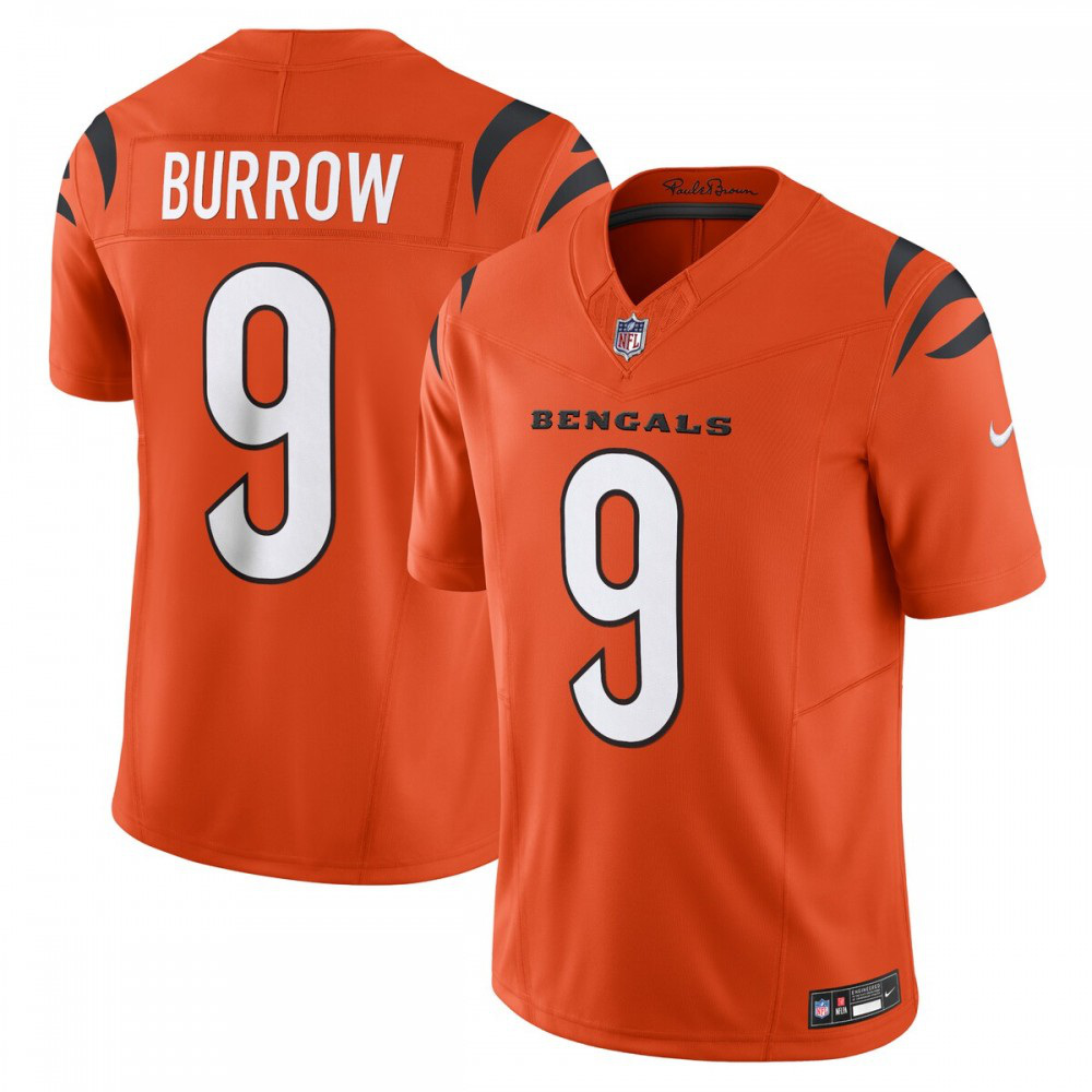 Joe Burrow Cincinnati Bengals Vapor F.U.S.E. Limited Jersey - Orange-Pro Kit Vault | Brand New 26/27 Sports Jerseys