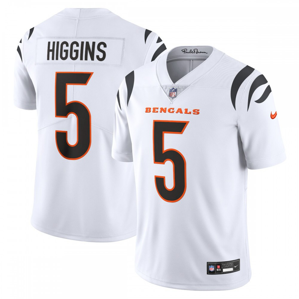 Tee Higgins Cincinnati Bengals Vapor Untouchable Limited Jersey - White-Pro Kit Vault | Brand New 26/27 Sports Jerseys