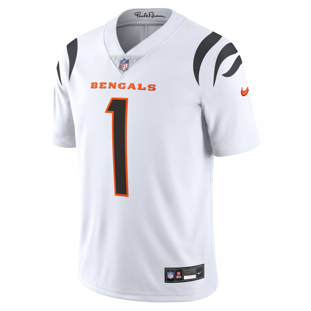 Ja'Marr Chase Cincinnati Bengals Vapor Untouchable Limited Jersey - White-Pro Kit Vault | Brand New 26/27 Sports Jerseys