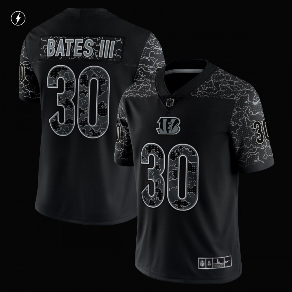 Jessie Bates III Cincinnati Bengals RFLCTV Limited Jersey - Black-Pro Kit Vault | Brand New 26/27 Sports Jerseys