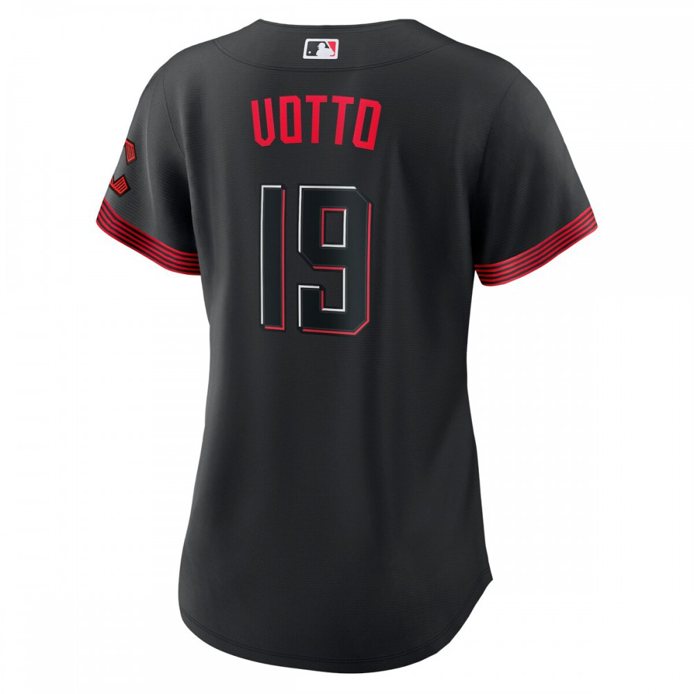 Joey Votto Cincinnati Reds Women's 2023 City Connect Replica Player Jersey - Black-Pro Kit Vault | Brand New 26/27 Sports Jerseys