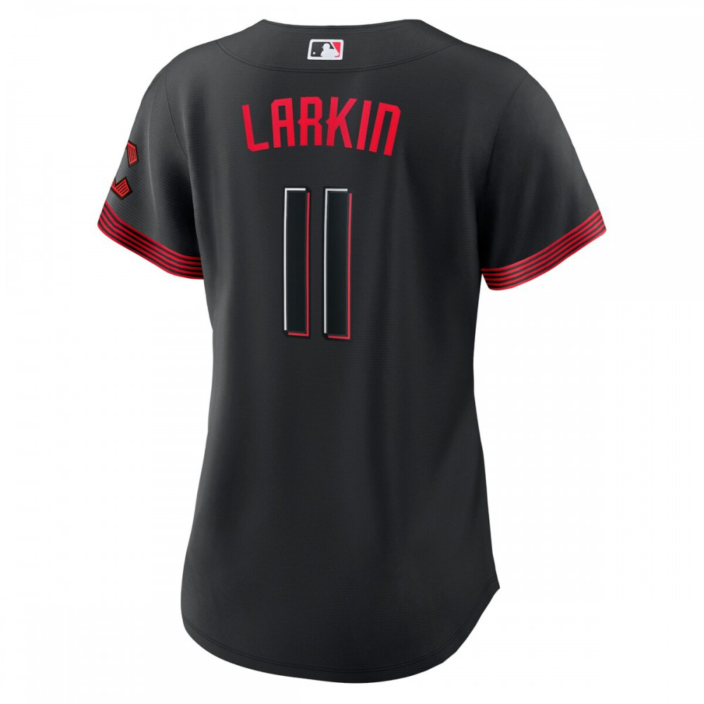 Barry Larkin Cincinnati Reds Women's 2023 City Connect Replica Player Jersey - Black-Pro Kit Vault | Brand New 26/27 Sports Jerseys