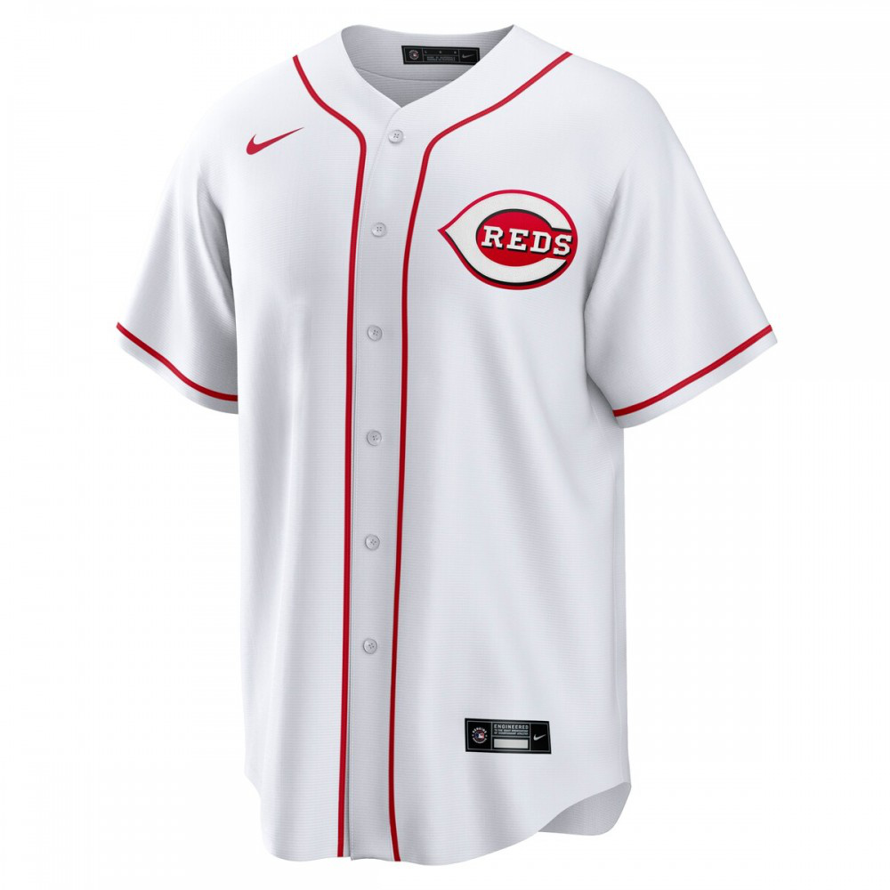 Elly De La Cruz Cincinnati Reds Home Replica Jersey - White-Pro Kit Vault | Brand New 26/27 Sports Jerseys