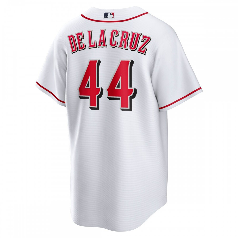 Elly De La Cruz Cincinnati Reds Home Replica Jersey - White-Pro Kit Vault | Brand New 26/27 Sports Jerseys