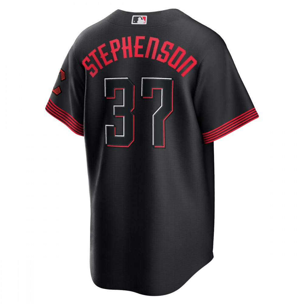 Tyler Stephenson Cincinnati Reds 2023 City Connect Replica Player Jersey - Black-Pro Kit Vault | Brand New 26/27 Sports Jerseys