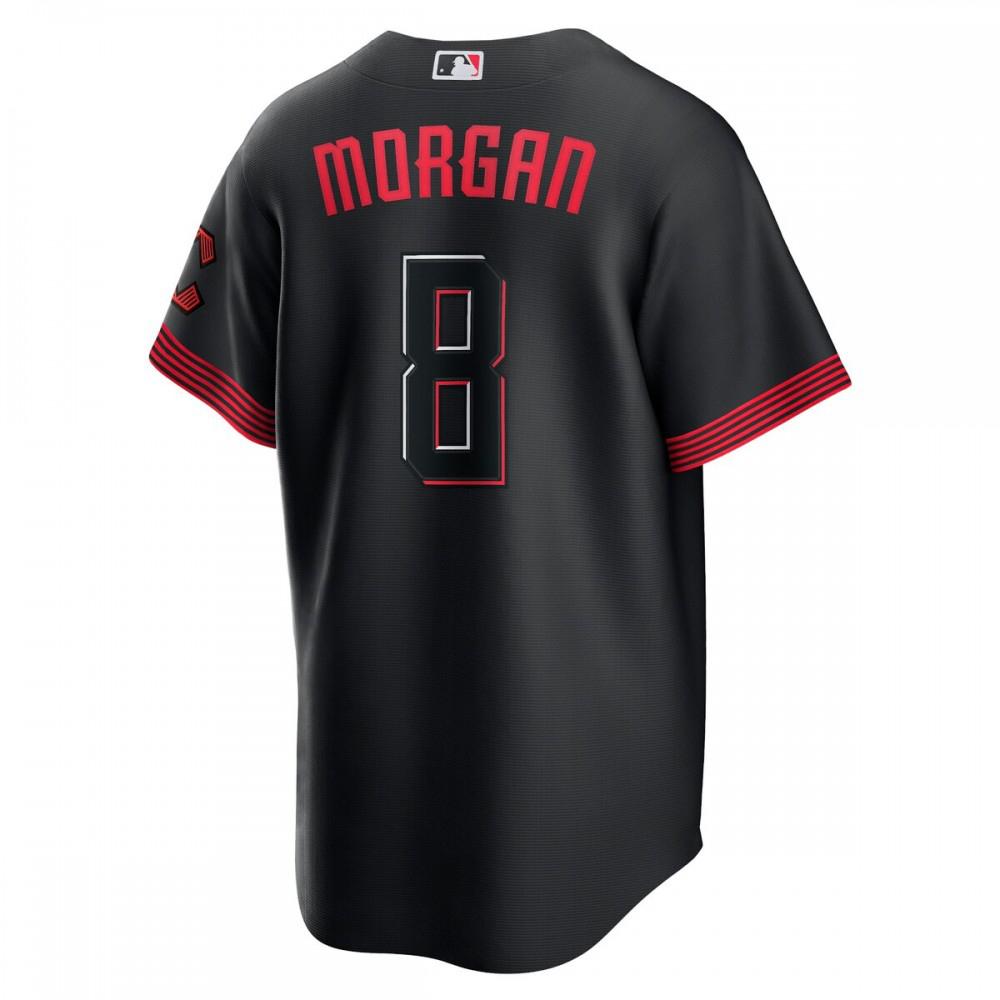 Joe Morgan Cincinnati Reds 2023 City Connect Replica Player Jersey - Black-Pro Kit Vault | Brand New 26/27 Sports Jerseys