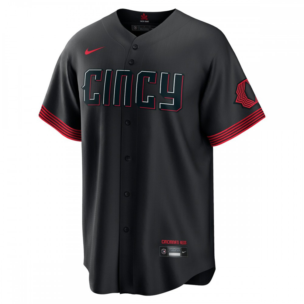 Cincinnati Reds 2023 City Connect Replica Jersey - Black-Pro Kit Vault | Brand New 26/27 Sports Jerseys