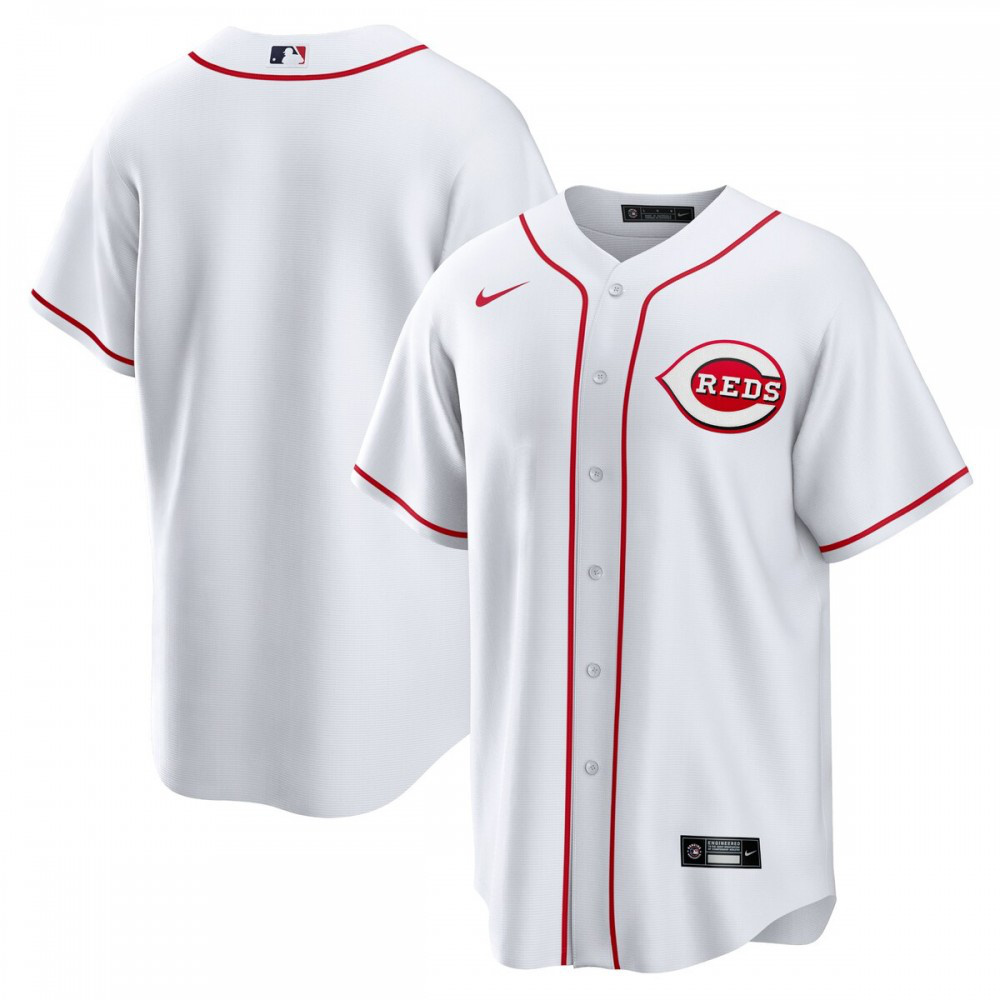 Cincinnati Reds Home Blank Replica Jersey - White-Pro Kit Vault | Brand New 26/27 Sports Jerseys