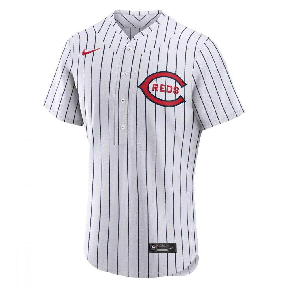 Mike Moustakas Cincinnati Reds 2022 MLB at Field of Dreams Game Authentic Player Jersey - White-Pro Kit Vault | Brand New 26/27 Sports Jerseys