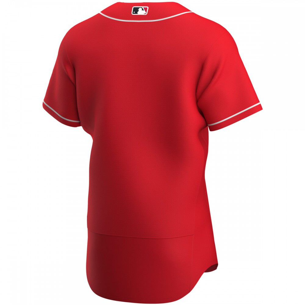 Cincinnati Reds Alternate Authentic Team Logo Jersey - Scarlet-Pro Kit Vault | Brand New 26/27 Sports Jerseys