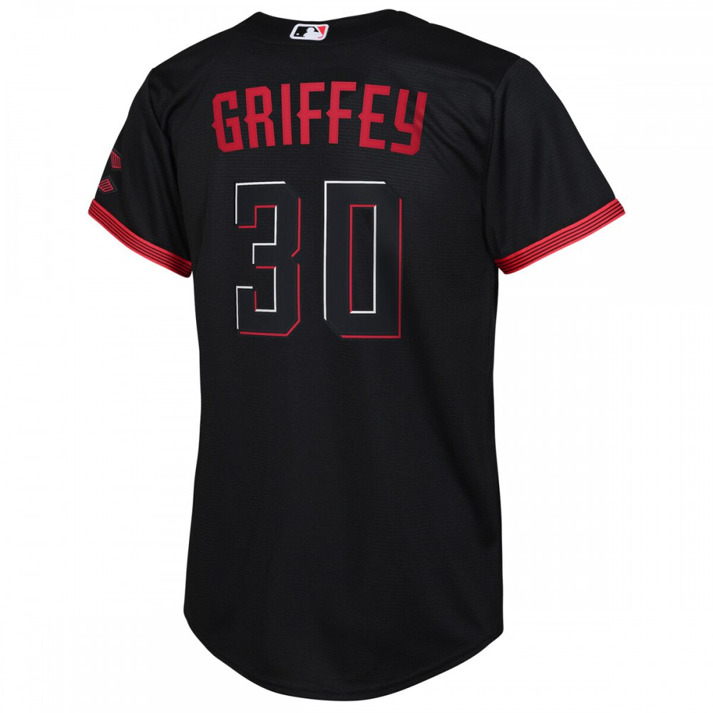 Ken Griffey Jr. Cincinnati Reds Youth 2023 City Connect Replica Player Jersey - Black-Pro Kit Vault | Brand New 26/27 Sports Jerseys