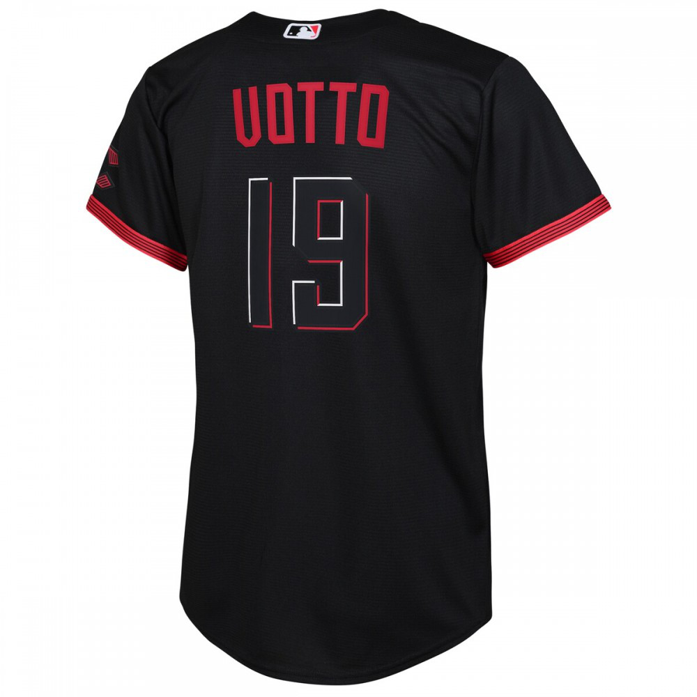 Joey Votto Cincinnati Reds Youth 2023 City Connect Replica Player Jersey - Black-Pro Kit Vault | Brand New 26/27 Sports Jerseys