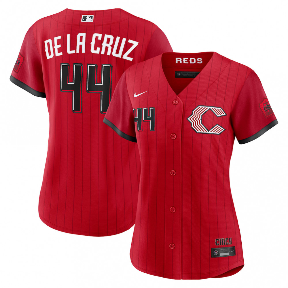 Elly De La Cruz Cincinnati Reds Women's 2026 City Connect Stadium Jersey - Red-Pro Kit Vault | Brand New 26/27 Sports Jerseys